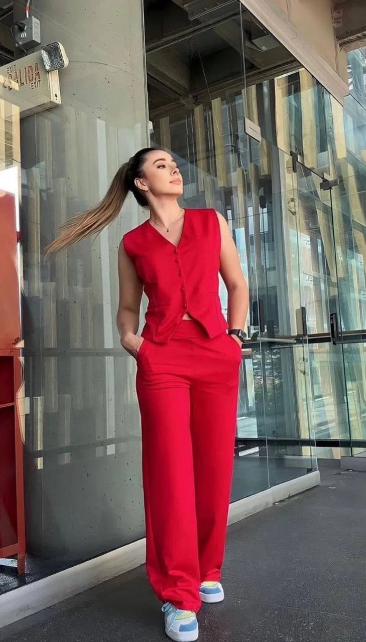 Yelek Pantalon Alt Üst Takım