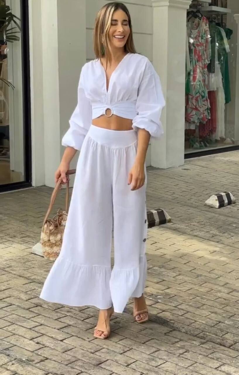 Keten Pantalon Bluz Takım
