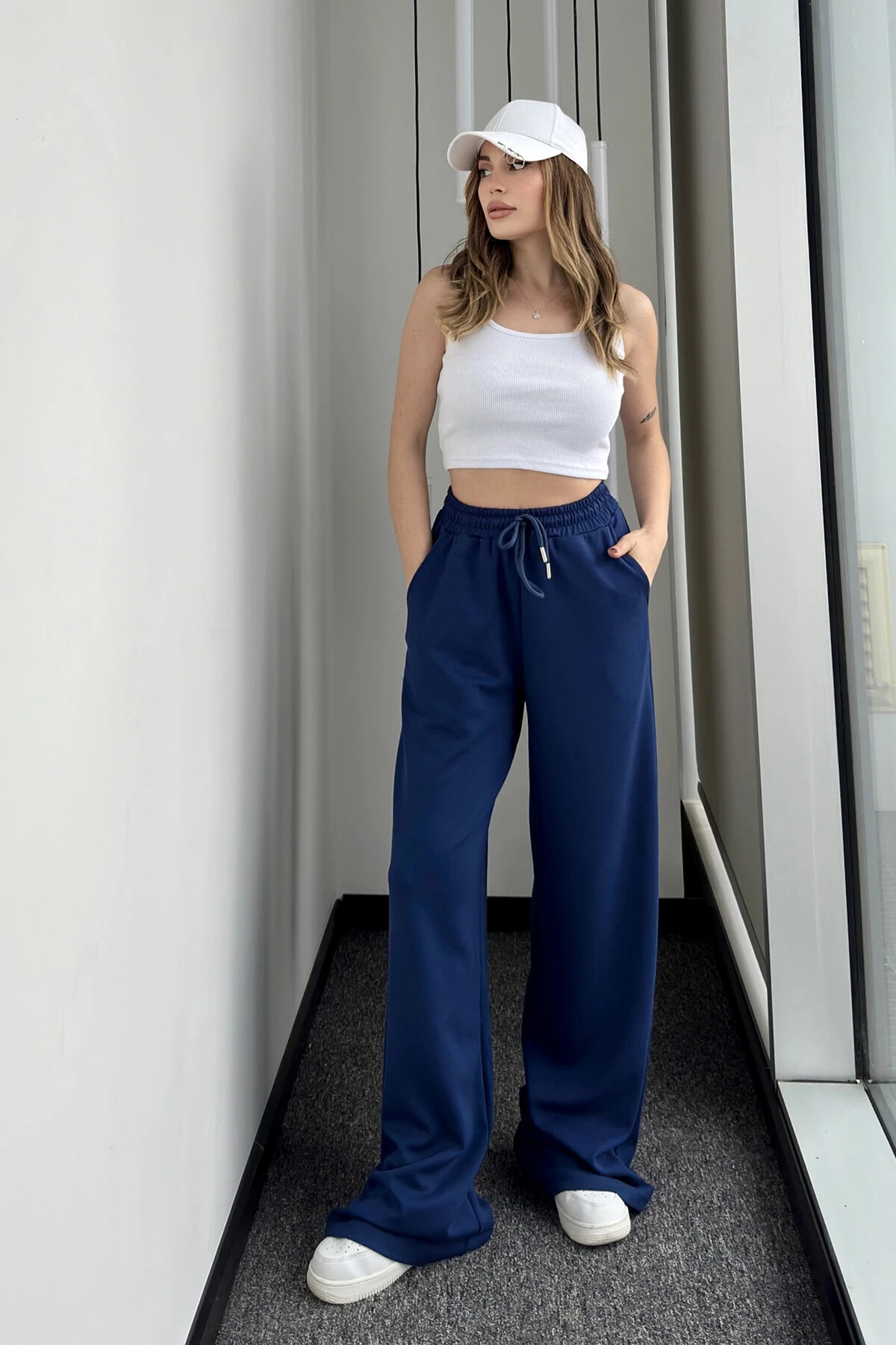 Modal Kumaş Palazzo Eşofman Altı