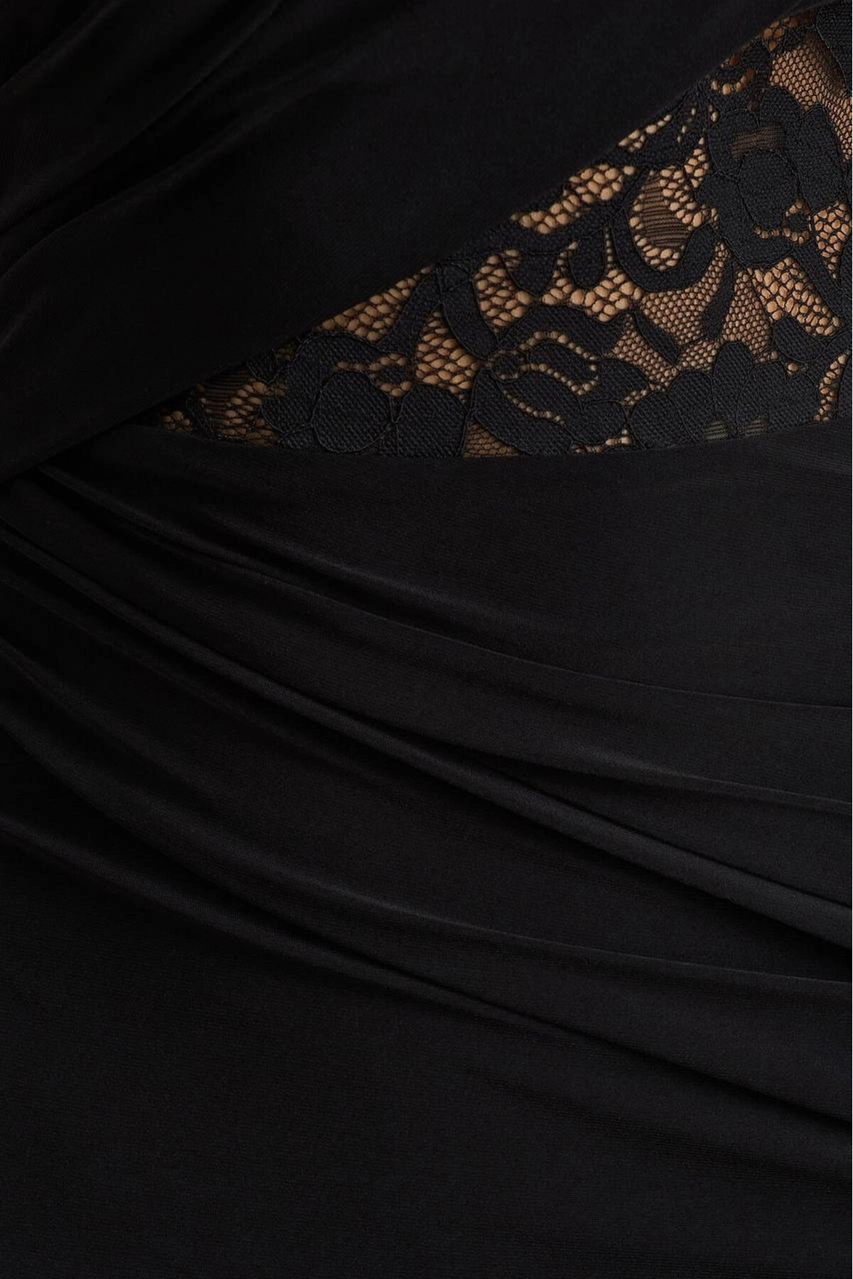 İthal Modal Kumaş Yırtmaçlı Maxi Boy Elbise