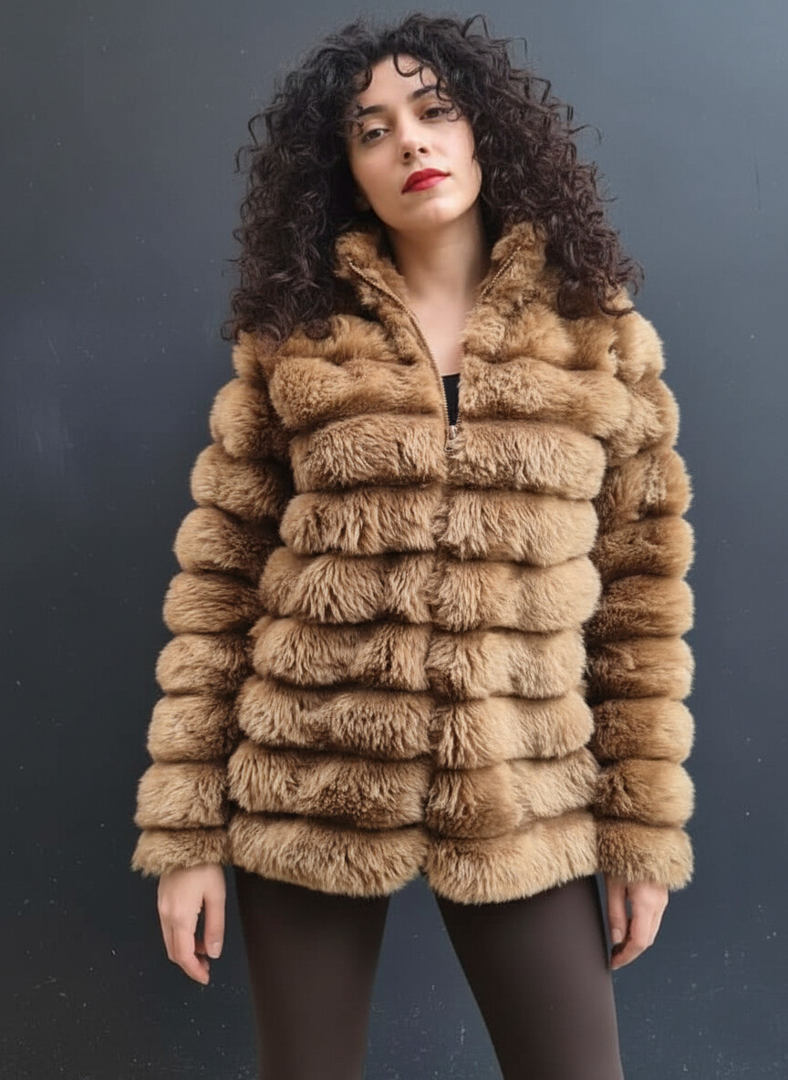Peluş Suni Kürk Ceket