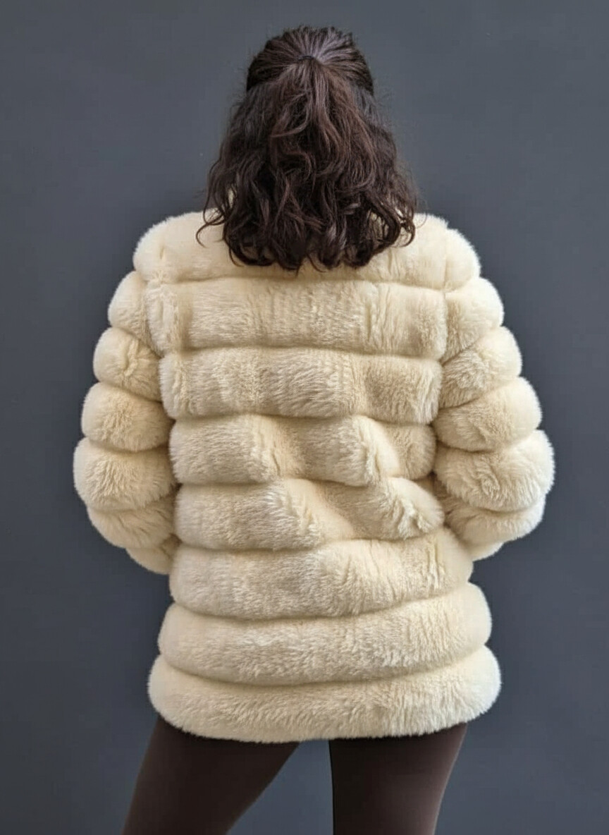 Peluş Suni Kürk Ceket