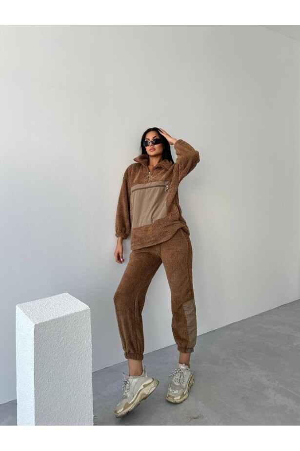 Oversize Peluş Alt Üst Takım