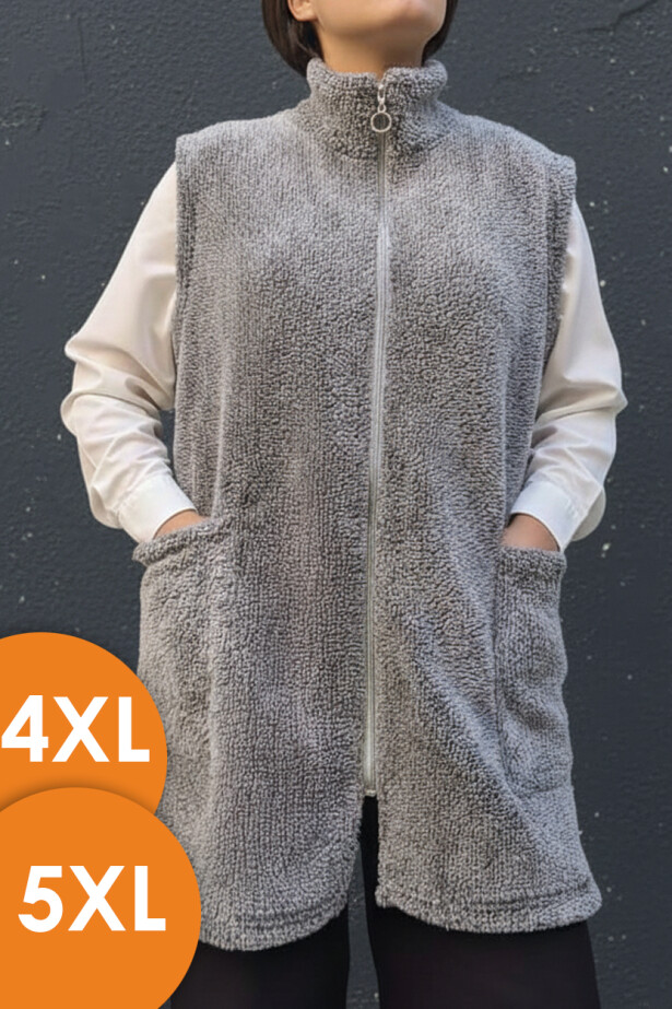 Büyük Beden Welsoft Polar Yelek