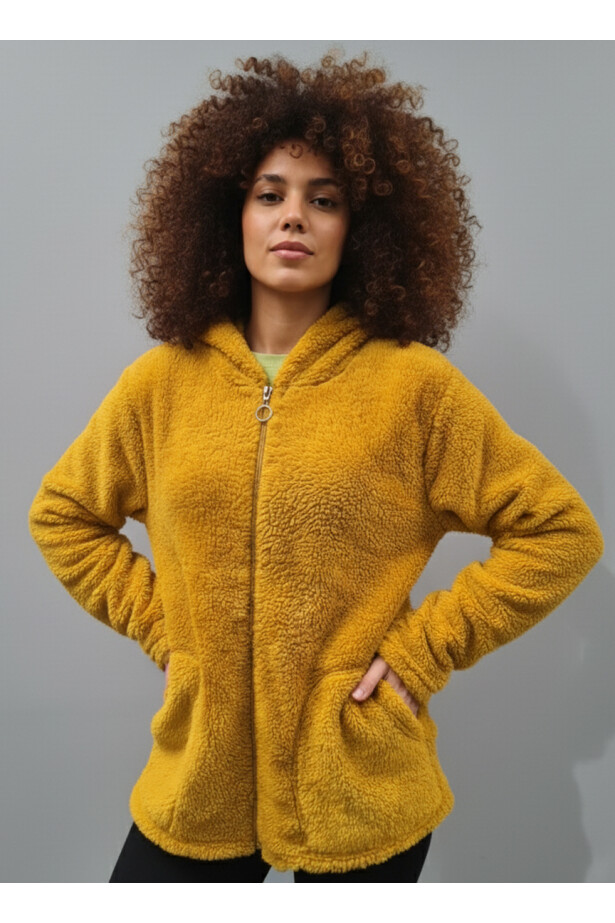 Fermuarlı Polar Sweat